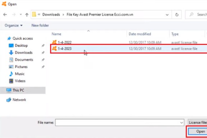 Key Avast Premium Security 12