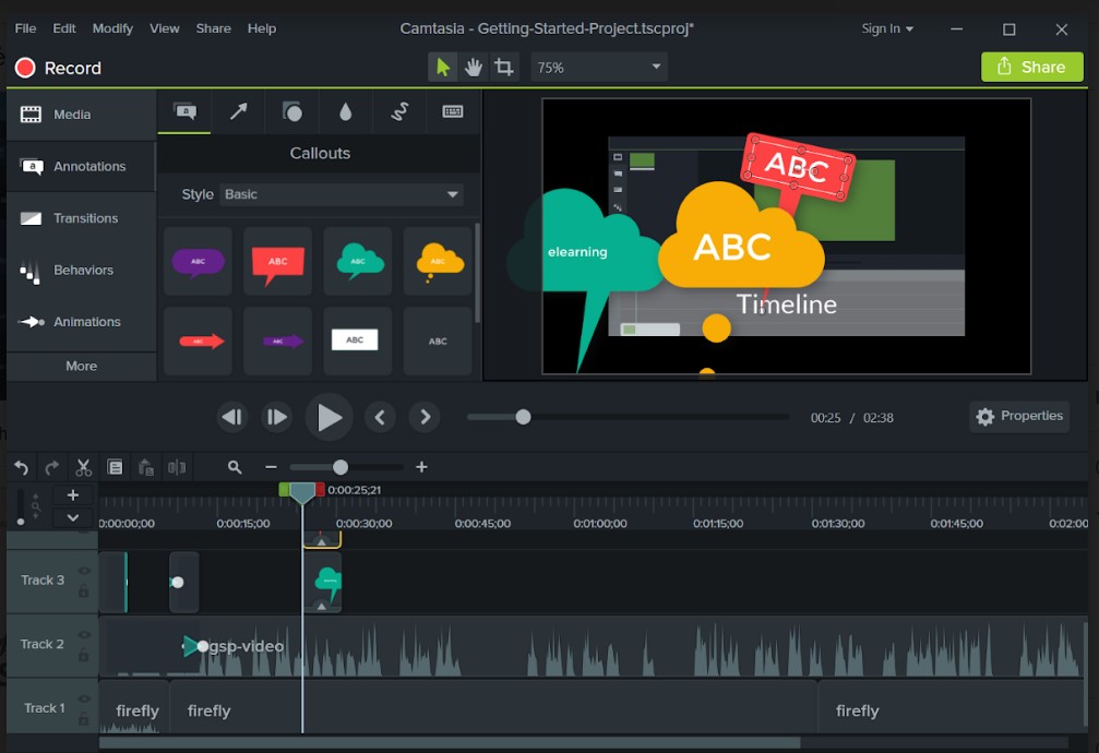 Phần mềm camtasia Studio – Hỗ trợ quay màn hình máy tính chỉnh sửa video đa năng 