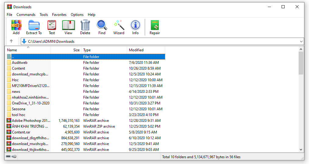 2812 phan mem winrar tot nhat