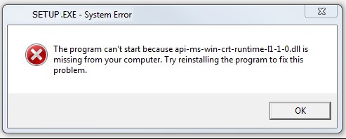 Api Ms Win Crt Runtime L1 1 0 Dll