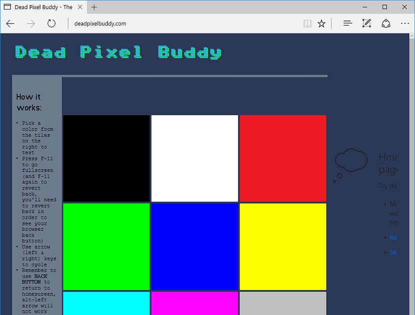 Khái niệm phần mềm Dead Pixel Locator ?