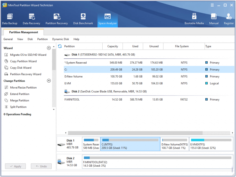 Chia Ổ Cứng Bằng Partition Wizard