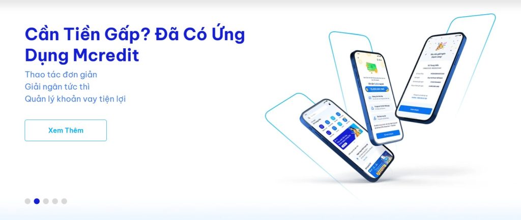 can tien gap da co ung dung mcredit