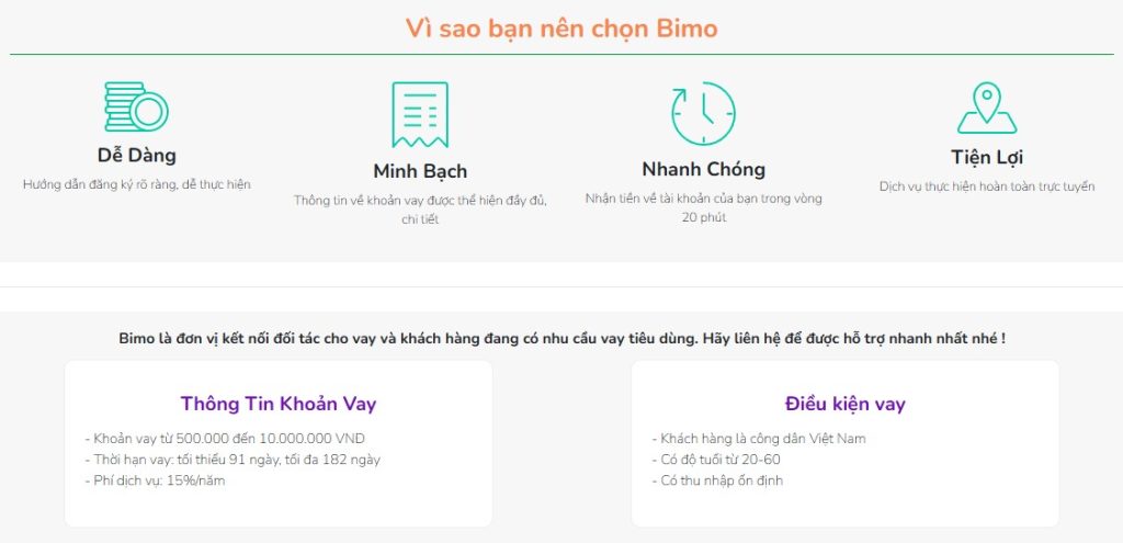 vi sao chon vay binmo