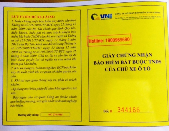 bao hiem o to bat buoc